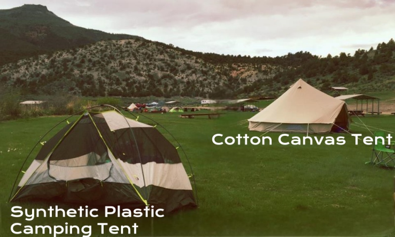 Cotton Canvas vs. Synthetic Plastic Camping Tents
