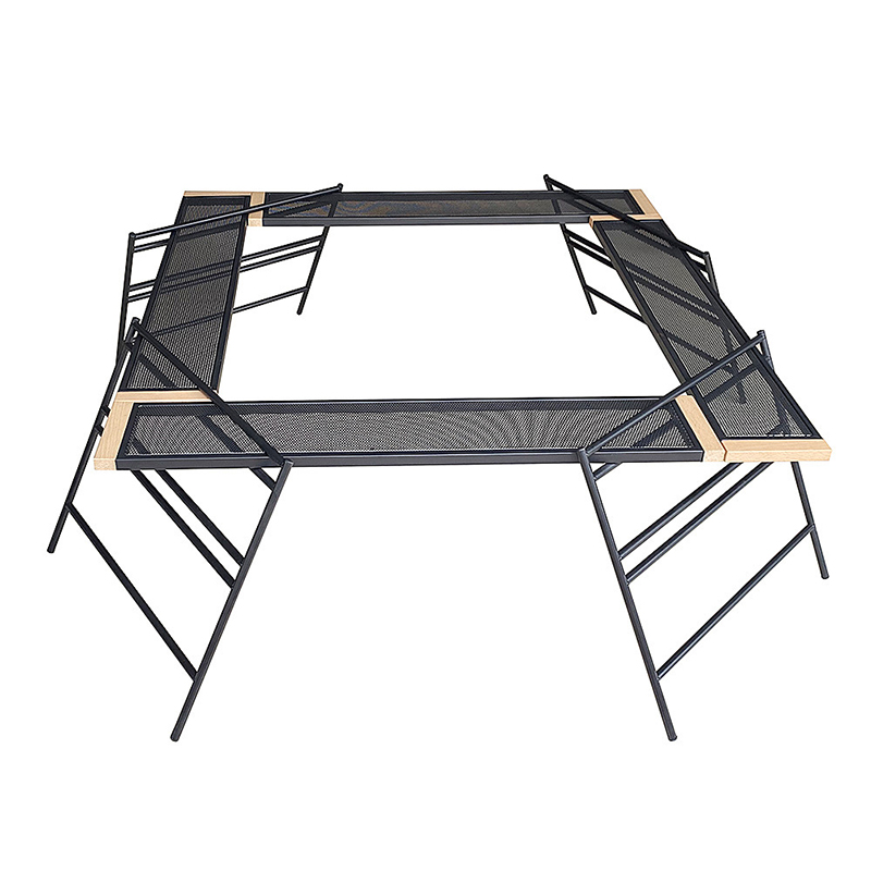 Outdoor Cooking Over Rack, Camp Fire Grill Net Table