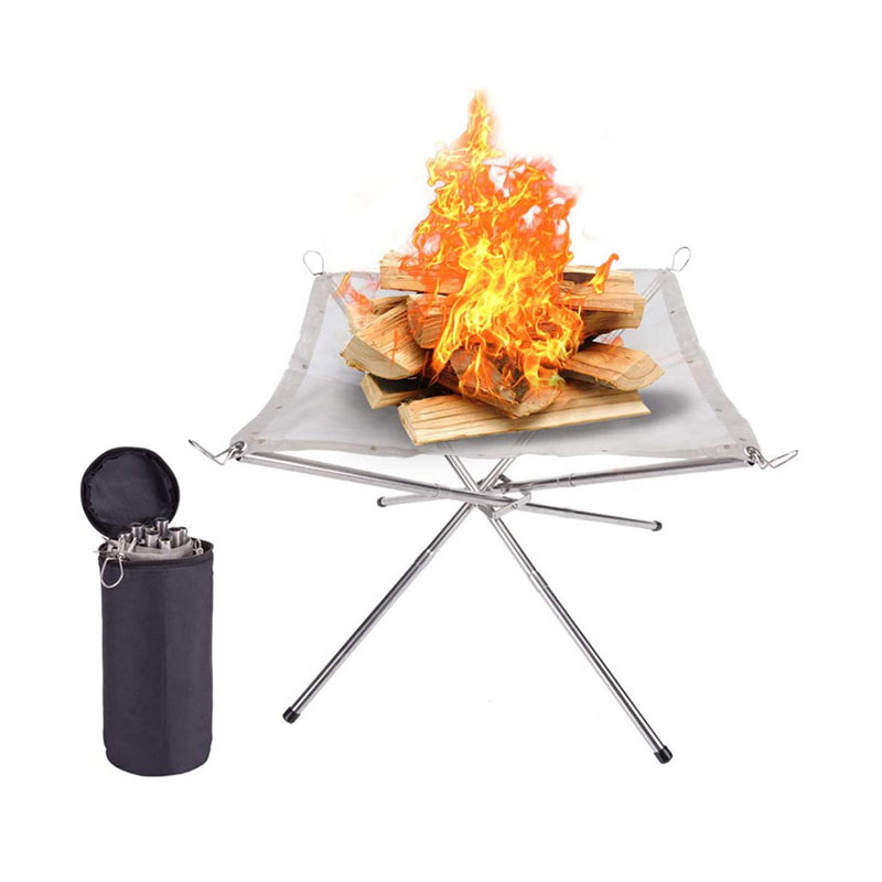 Outdoor courtyard portable foldable fire pits fireplaces bonfire