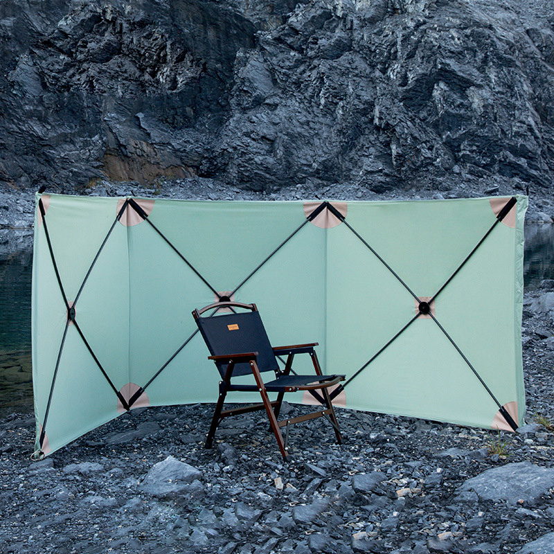 Outdoor portable foldable screen