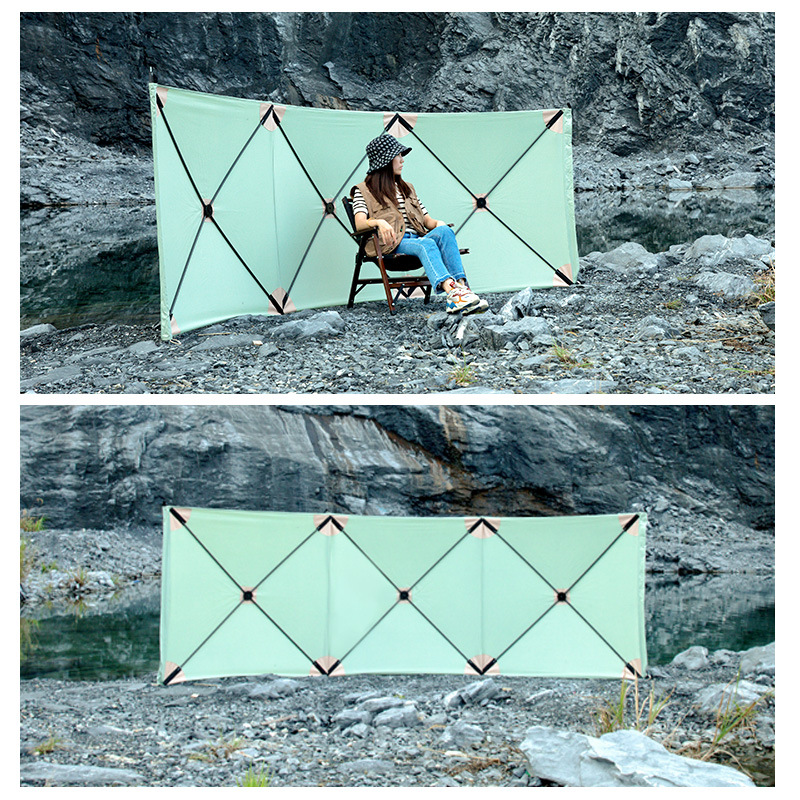 Outdoor portable foldable screen