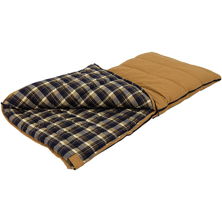 Heavy Envelope Camping Sleeping Bag For Cold Weather