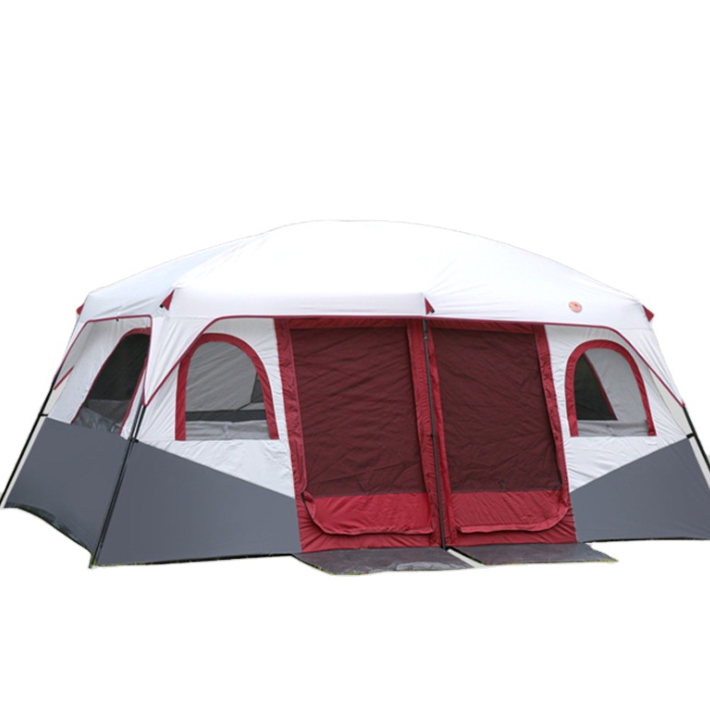 Ultralarge 2 Rooms Camping Family Tents For Patio, Beach, Festival Leisure and Entertainment