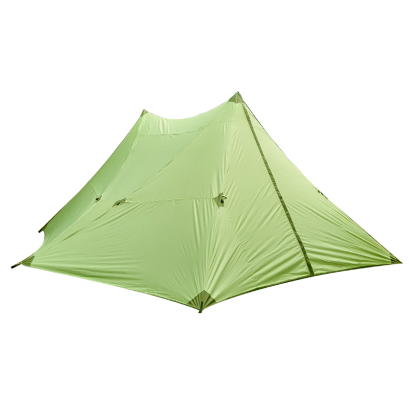 Ultralight Rainproof Hiking Mountain Tent With Trekking Pole & Shelter Tarp