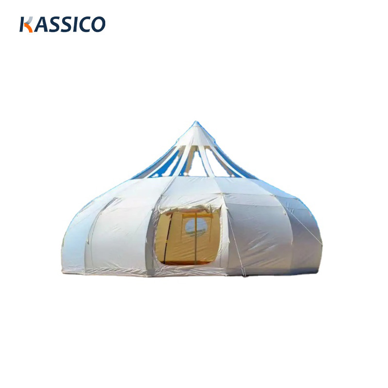4/5/6M Waterdrop Mongolian Camping Tent - For Campgrounds & Wedding Pary