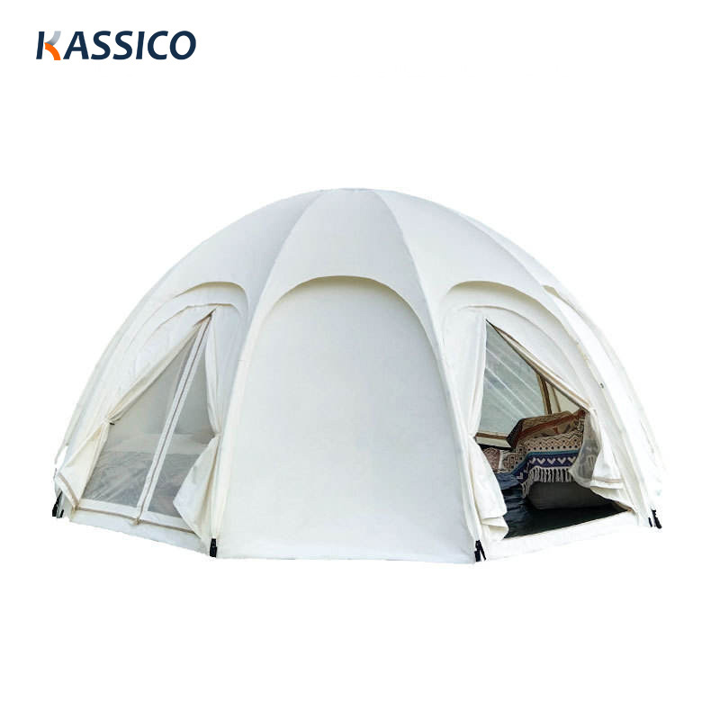 Luxury Canvas Hemisphere Camping Tent For Resorts & Campsites