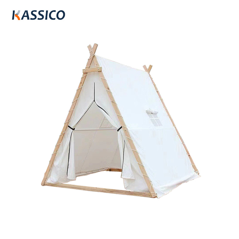 Luxury Campsite Triangular Safari Tent - Indian Family Party Tipi Tent