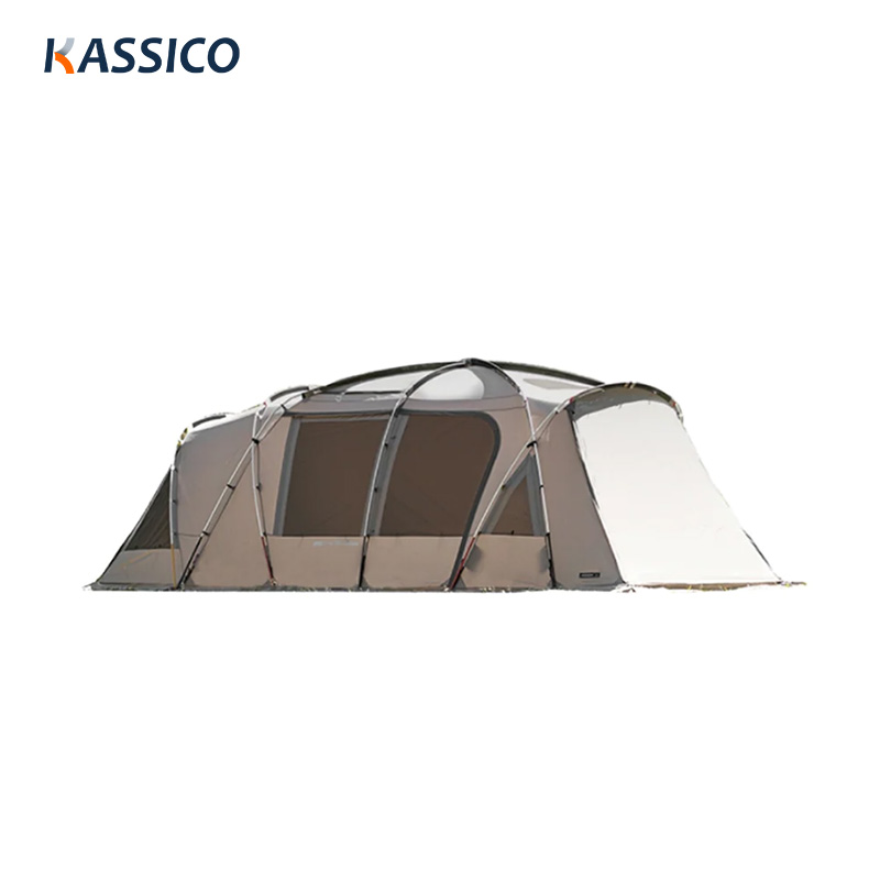 4-6 Persons Waterproof Camping Tunnel Tent - Two Bedrooms