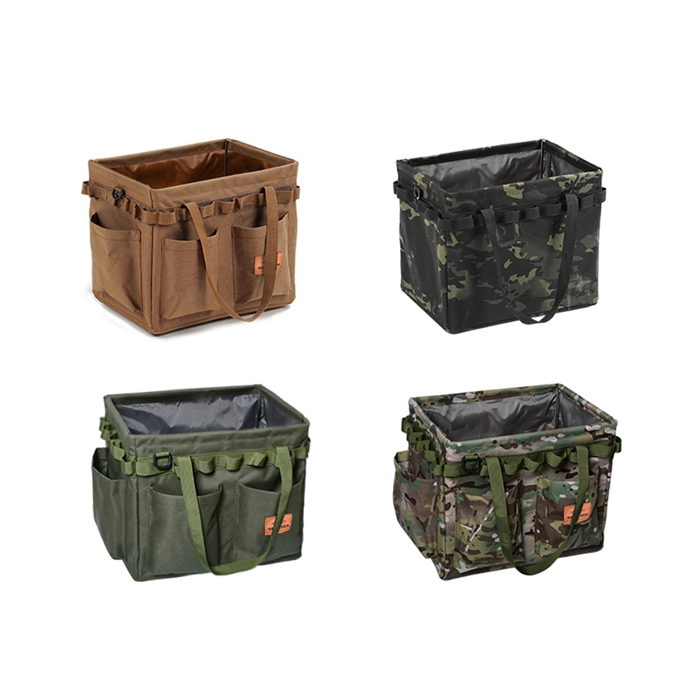 Outdoor Camping Waterproof Travel Portable Separated Outdoor Basket Storage Tool Bag