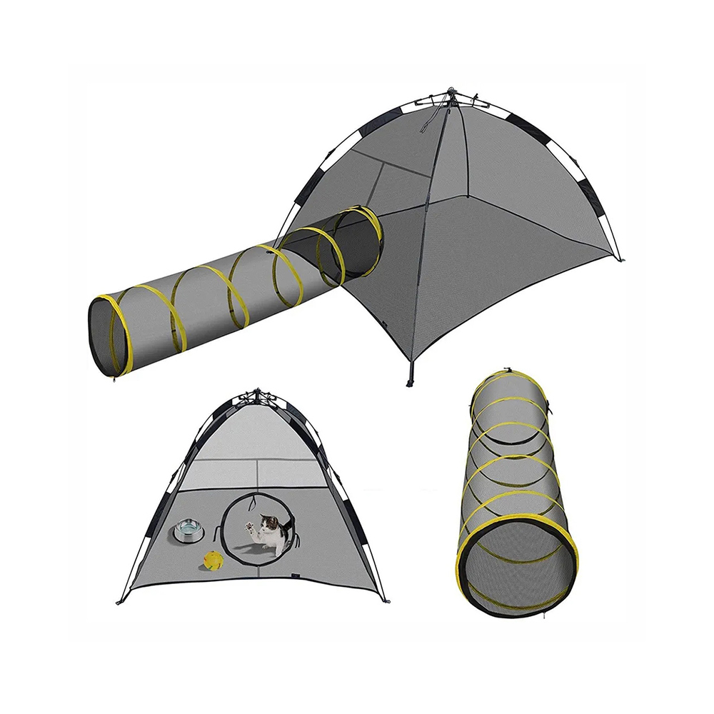 Outdoor Cat Play Tent - Small Animals Tunnel Tube Playpen