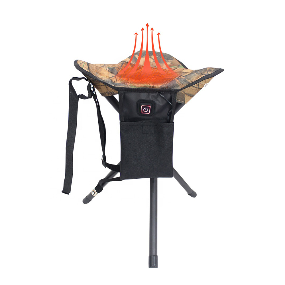 Portable Heated Folding Stools For Camping & Fishing